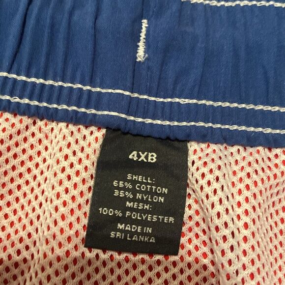 Men’s NWT Roundtree & Yorke Red Swim Shorts 4XB - Picture 4 of 6